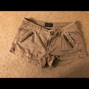 Light brown AE shorts size 4